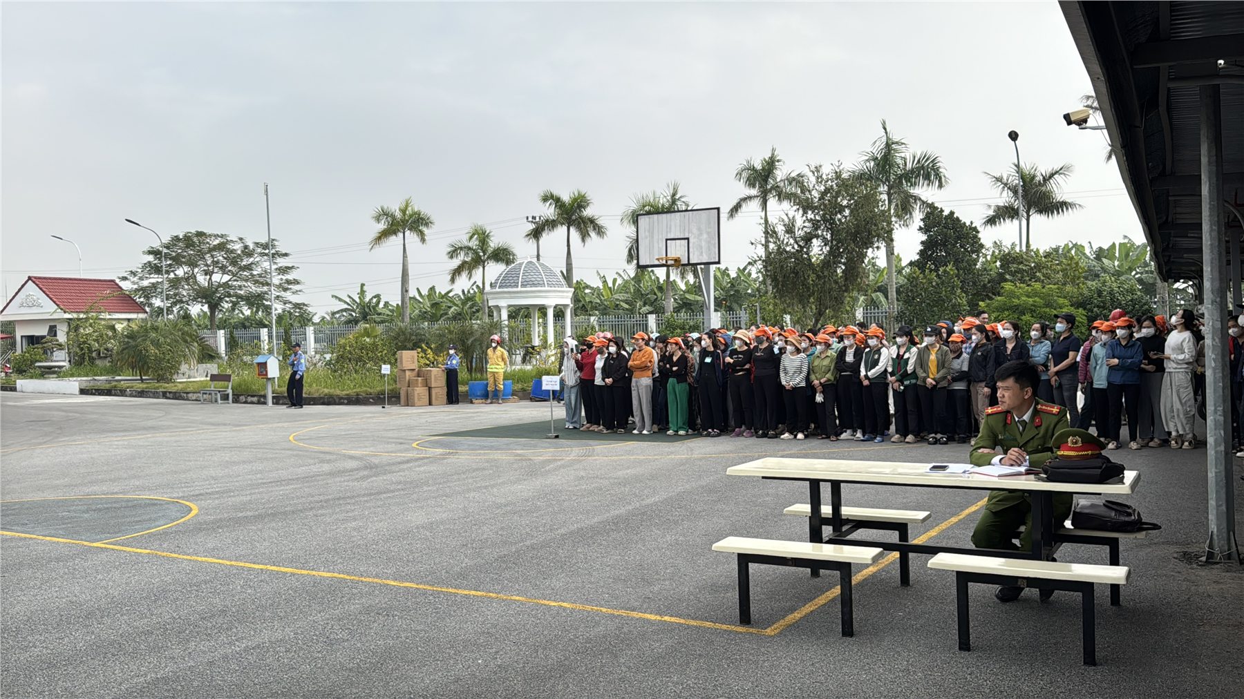 Safety drill at Creative Lights Vietnam